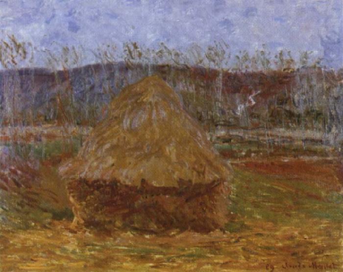 Claude Monet Grainstack at Giverny china oil painting image